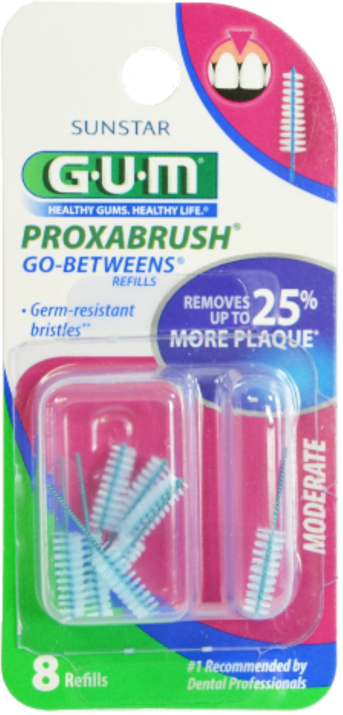 GUM Moderate Go-Betweens Refills Proxabrush
