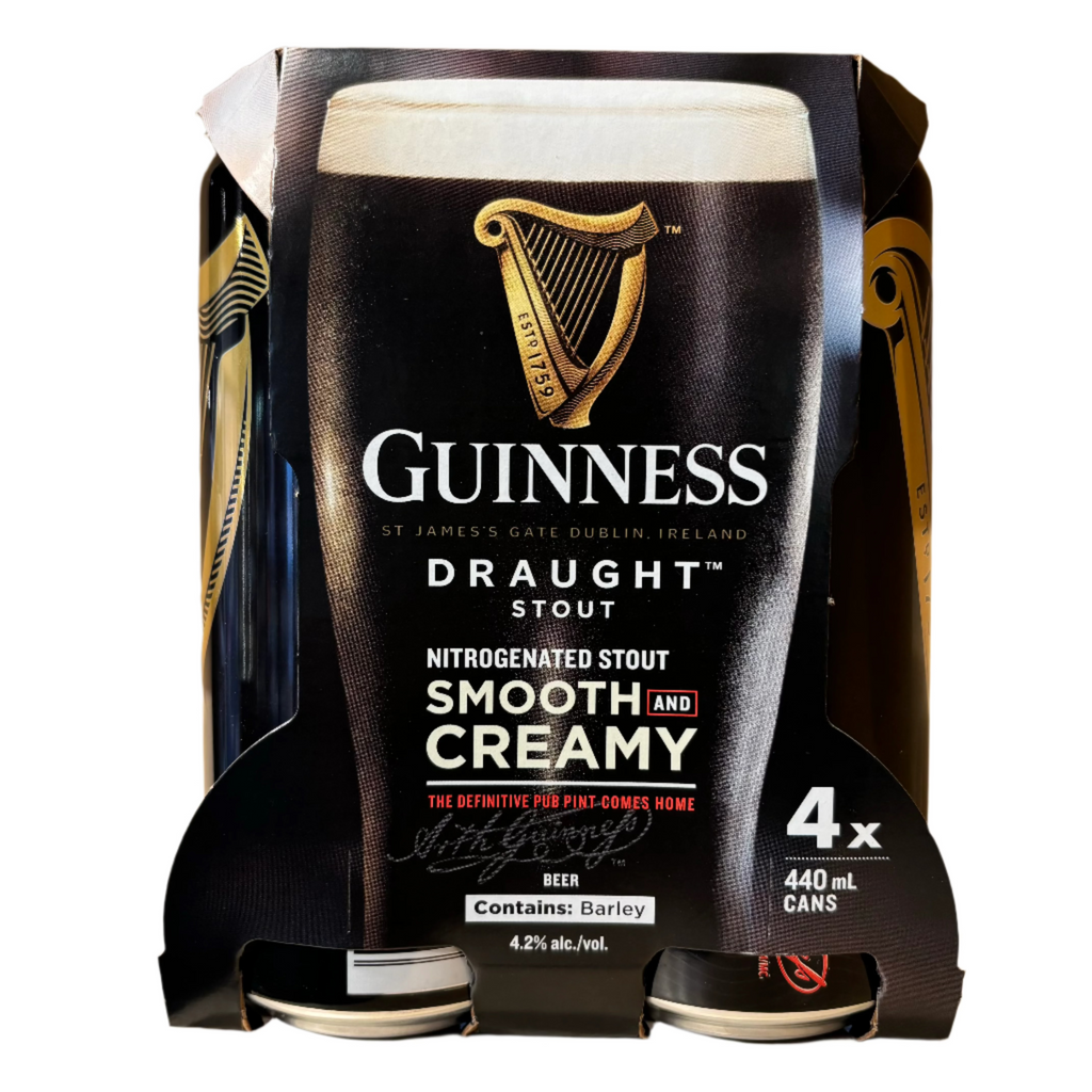Guinness Draught Stout 14.9oz 4pk