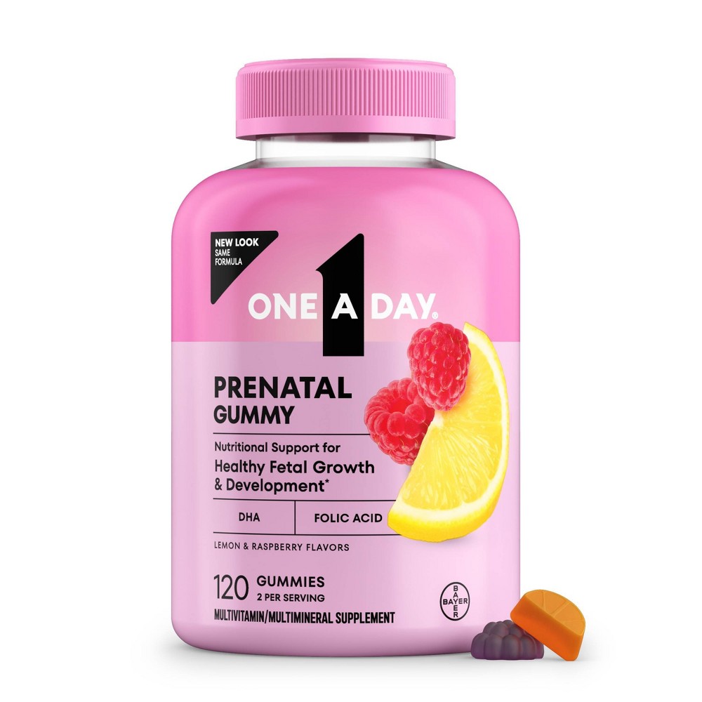 One A Day Women's Prenatal Multivitamin Supplement Gummies 120