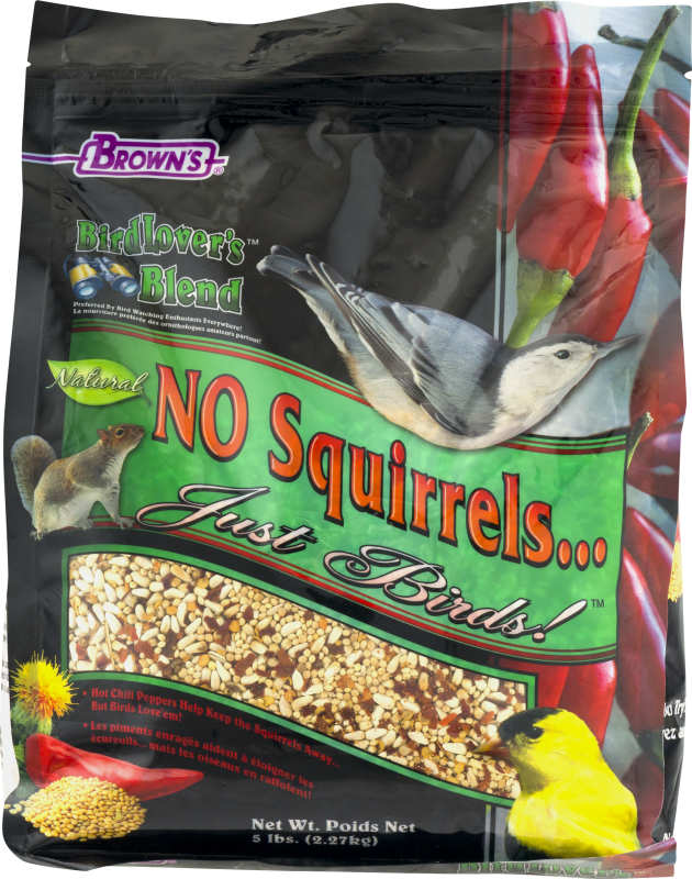 Brown's Birdlover's Blend No Squirrels... Just Birds