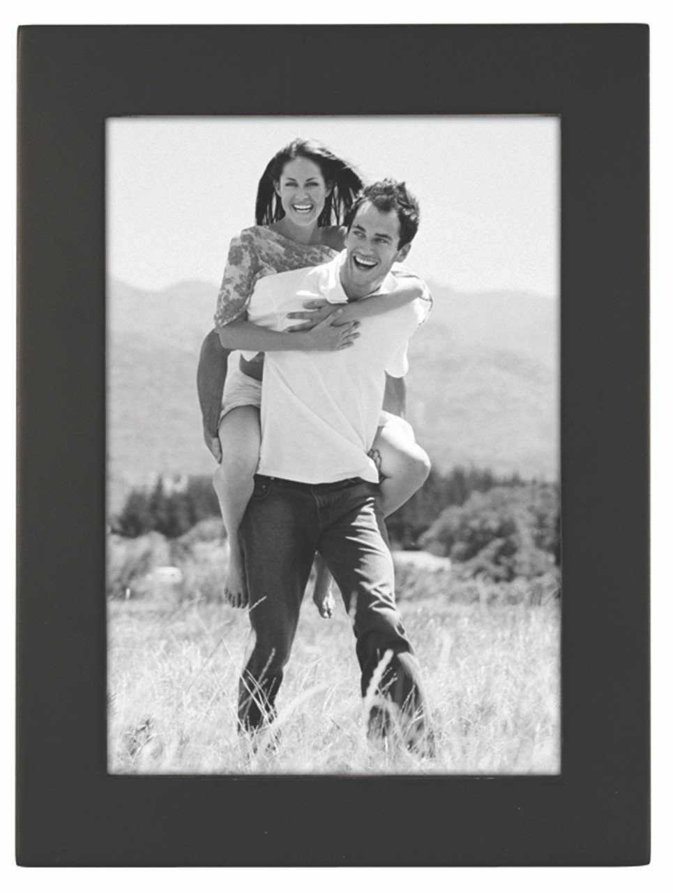 Malden Linear Black Wood 5x7 Frame