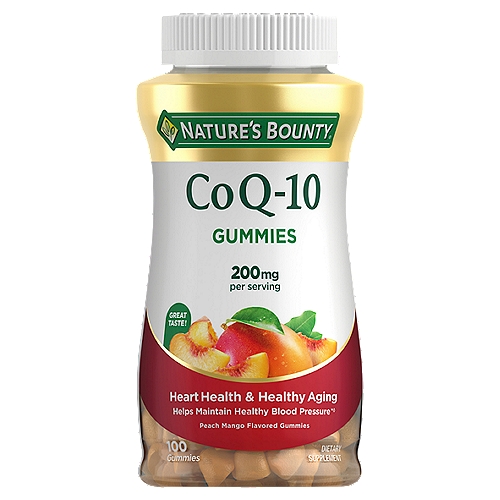 Nature's Bounty CoQ10 Supplement, 200mg, 100 Gummies