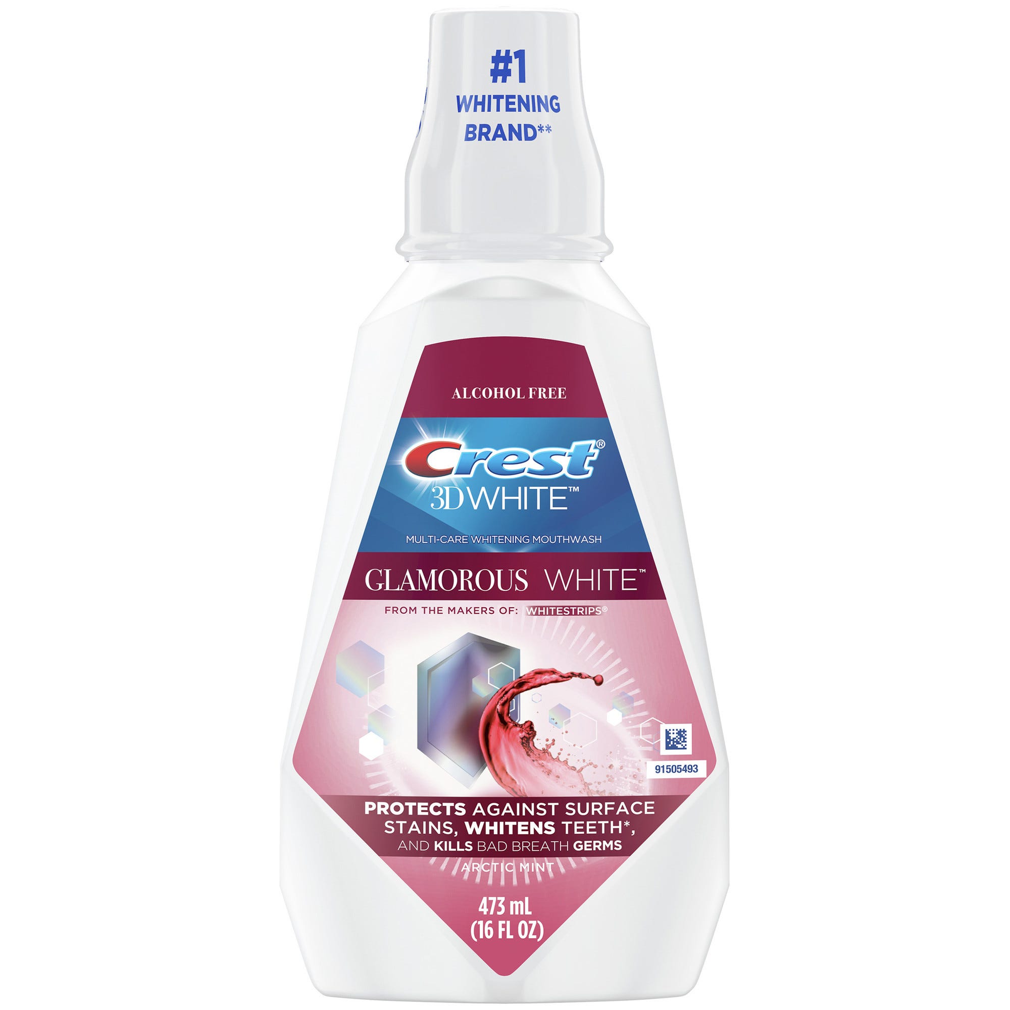 Crest 3D White Fresh Mint Whitening Rinse 16 Fl Oz