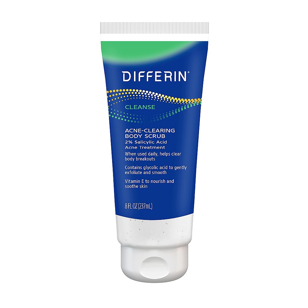 Differin Acne Clearing Body Scrub With Salicylic Acid, 8 Oz