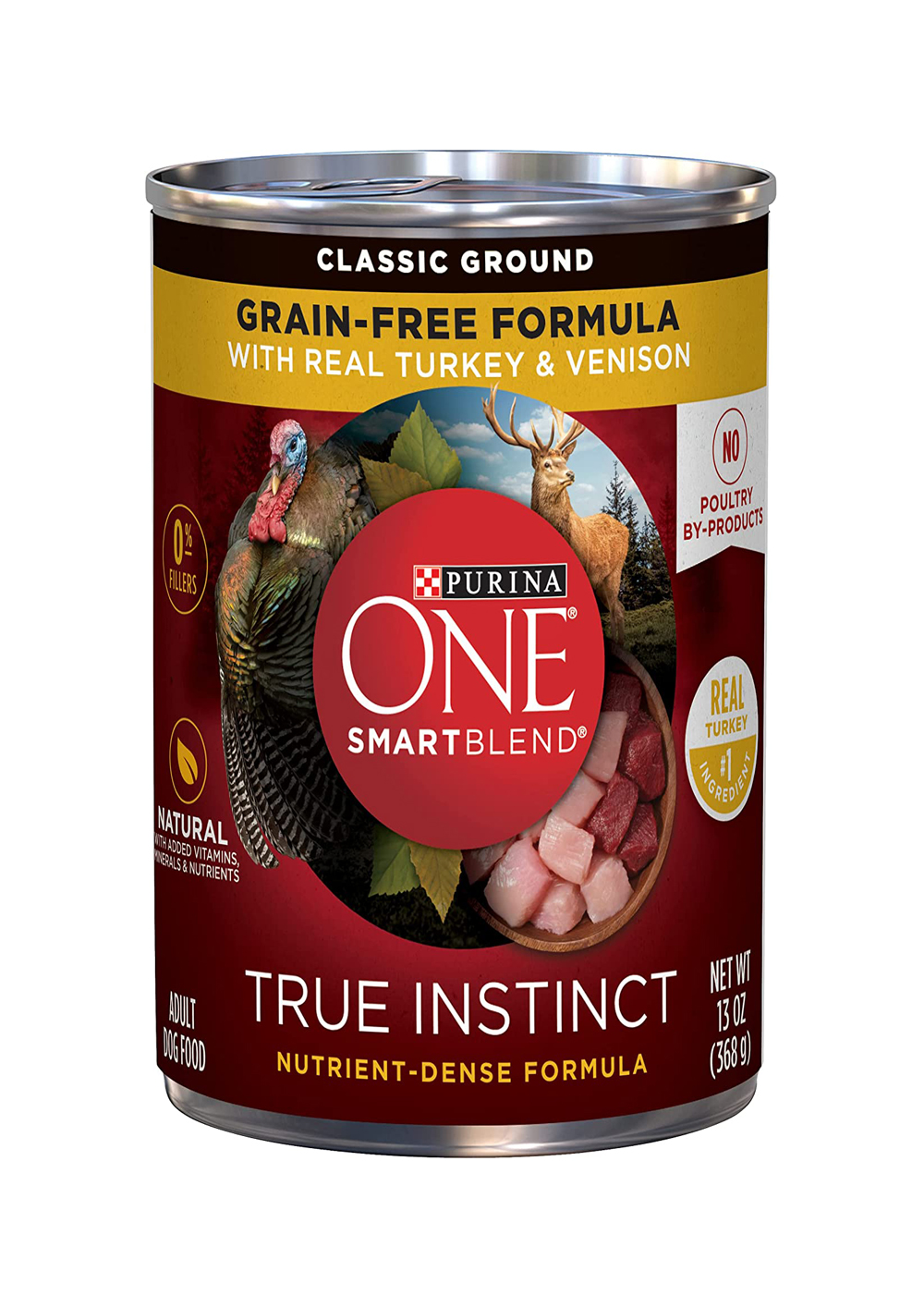 ONE Purina SmartBlend True Instinct Real Turkey & Venison In Gravy Adult Wet Dog Food