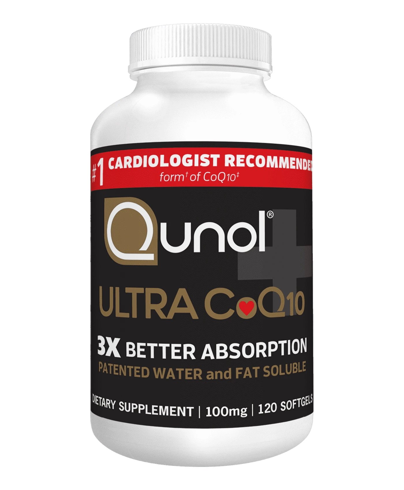 Qunol Ultra CoQ10 100mg Softgels 120ct