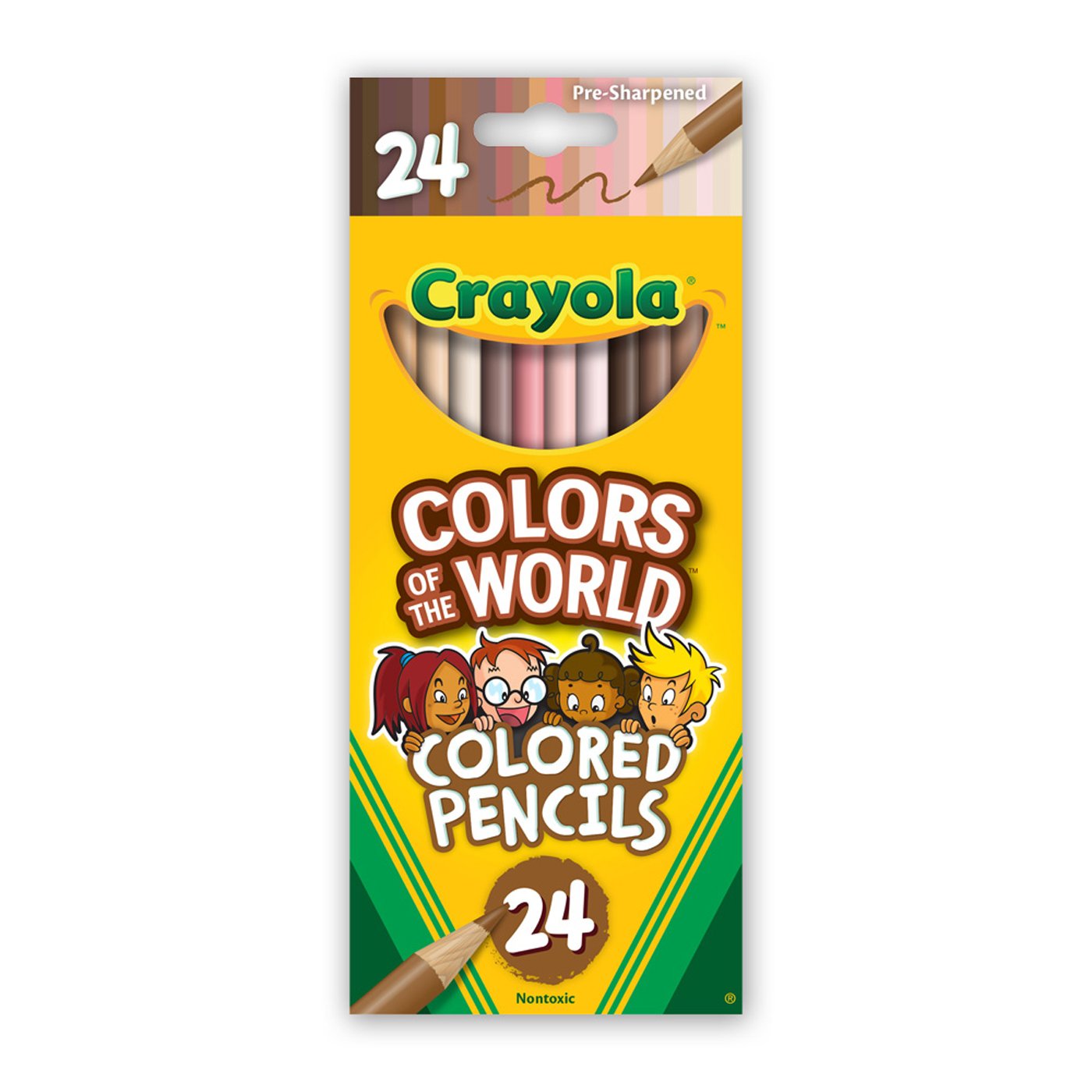 Crayola 24ct Colors Of The World Colored Pencils