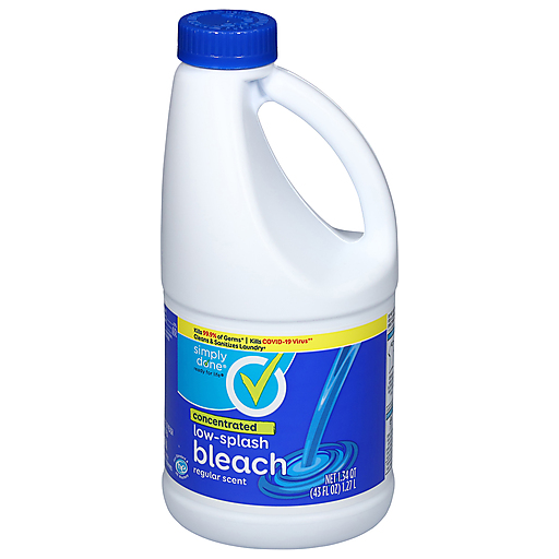Simply Done Concentrated Low‑Splash Bleach Regular Scent 1.34 qt