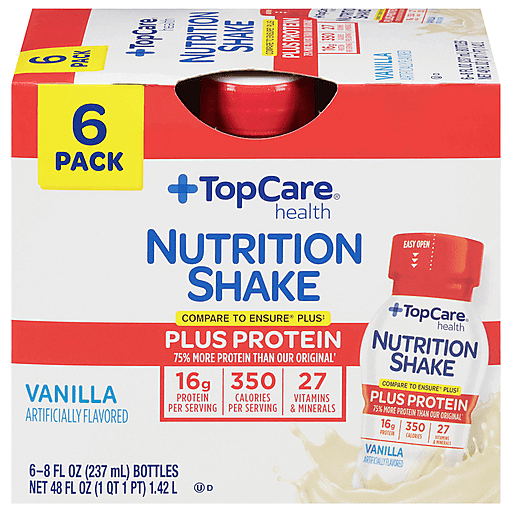 TopCare Nutrition Shake Vanilla 6 ct 8 fl oz