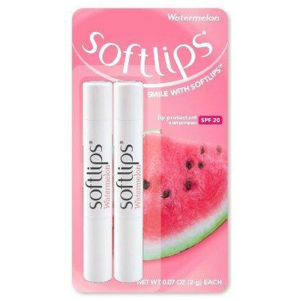 Softlips Lip Protectant Sunscreen, Watermelon, Spf 20