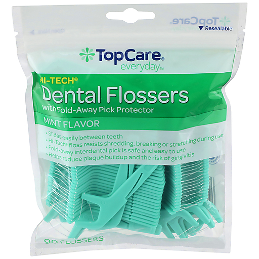 TopCare Dental Flossers Mint Flavor Fine 90 ct