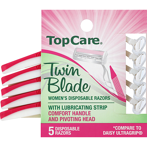 TopCare Women’s Comfort Touch Disposable Razors, 5 ct