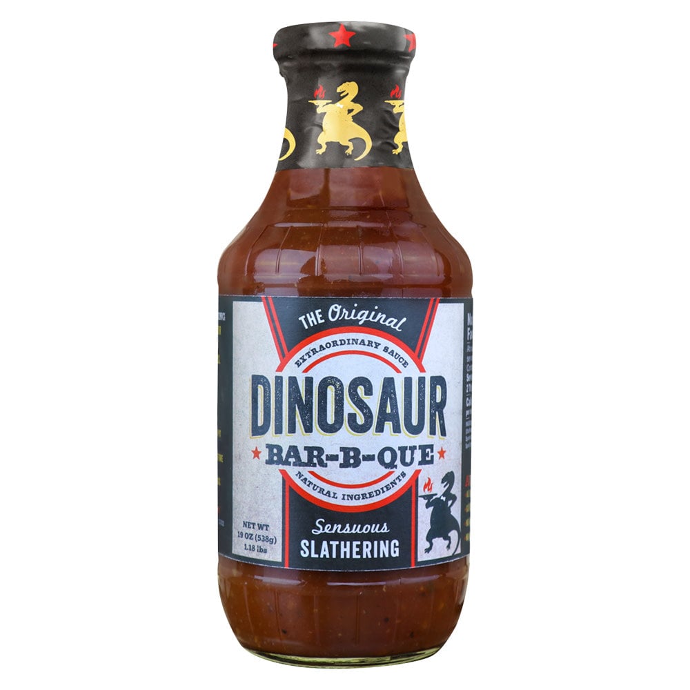 Dinosaur Bar-B-Que Sauce, Sensuous Slathering, 19oz