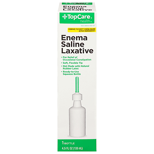 TopCare Enema Saline Laxative 4.5 fl oz 1 ct