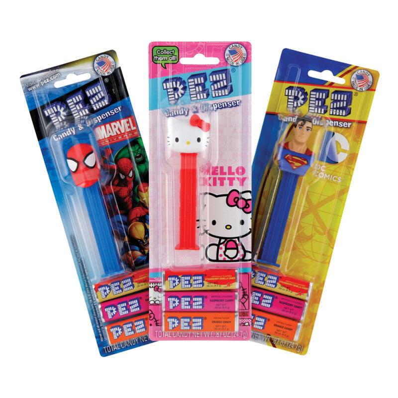 Pez Favorites Blister Candy Dispenser - Assorted