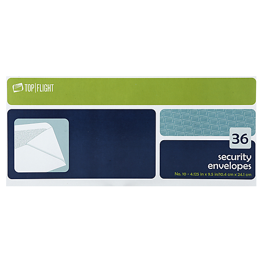 Top Flight Envelopes, Security, No. 10