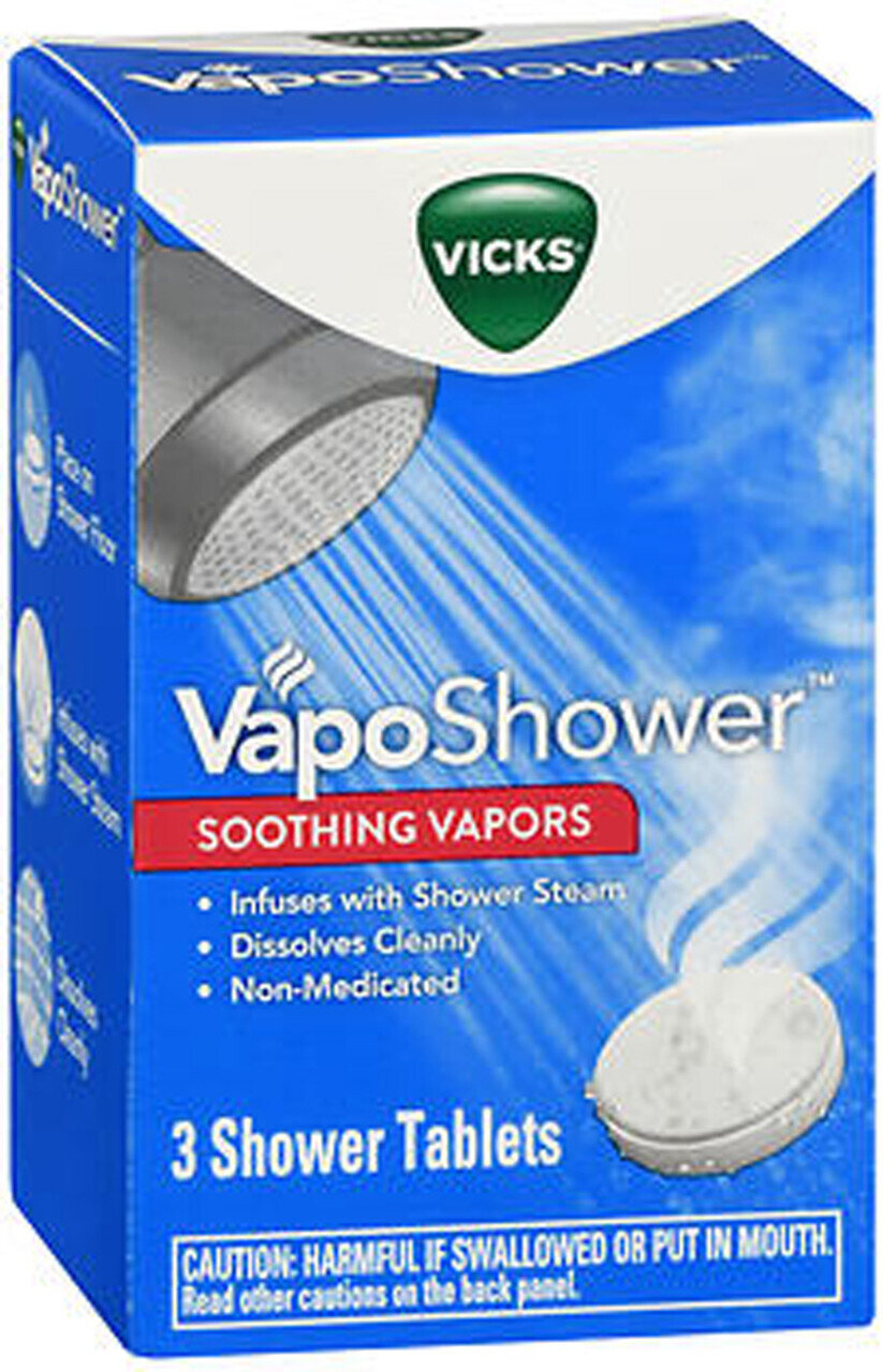 Vicks VapoShower, Dissolvable Shower Tablets, Soothing Non-Medicated Vapors