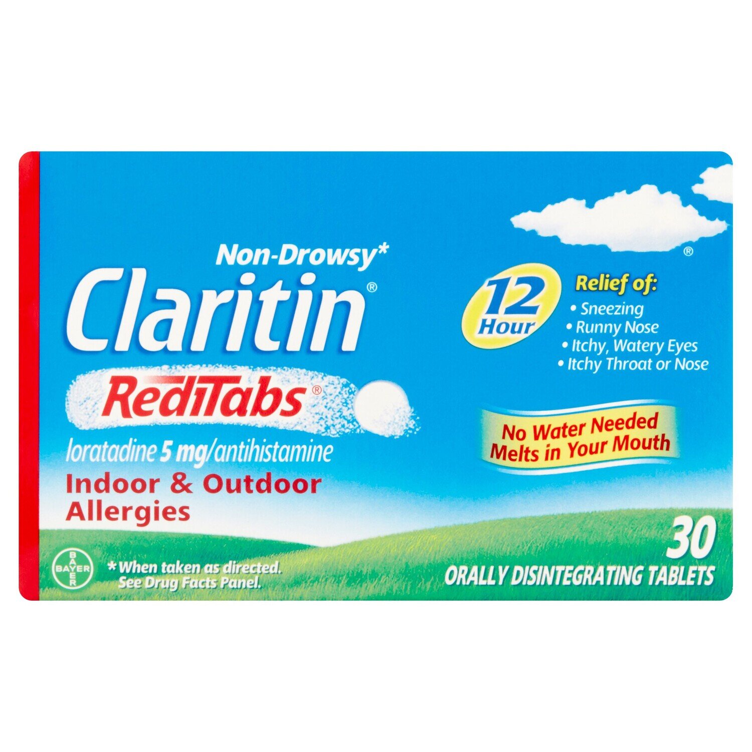 Claritin Indoor & Outdoor Allergies, Non Drowsy, 5 Mg, Tablets