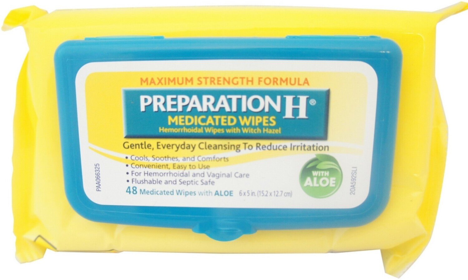 Preparation H Hemorrhoidal Wipes Maximum Strength 48ct