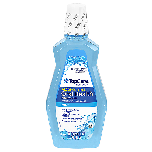 TopCare Oral Health Rinse Mint Flavor Alcohol Free 33.8 fl oz