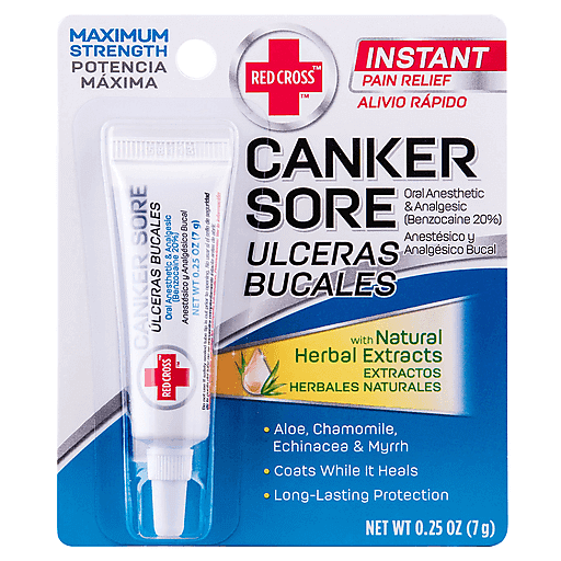 Red Cross Canker Sore Medication, 0.25 Oz