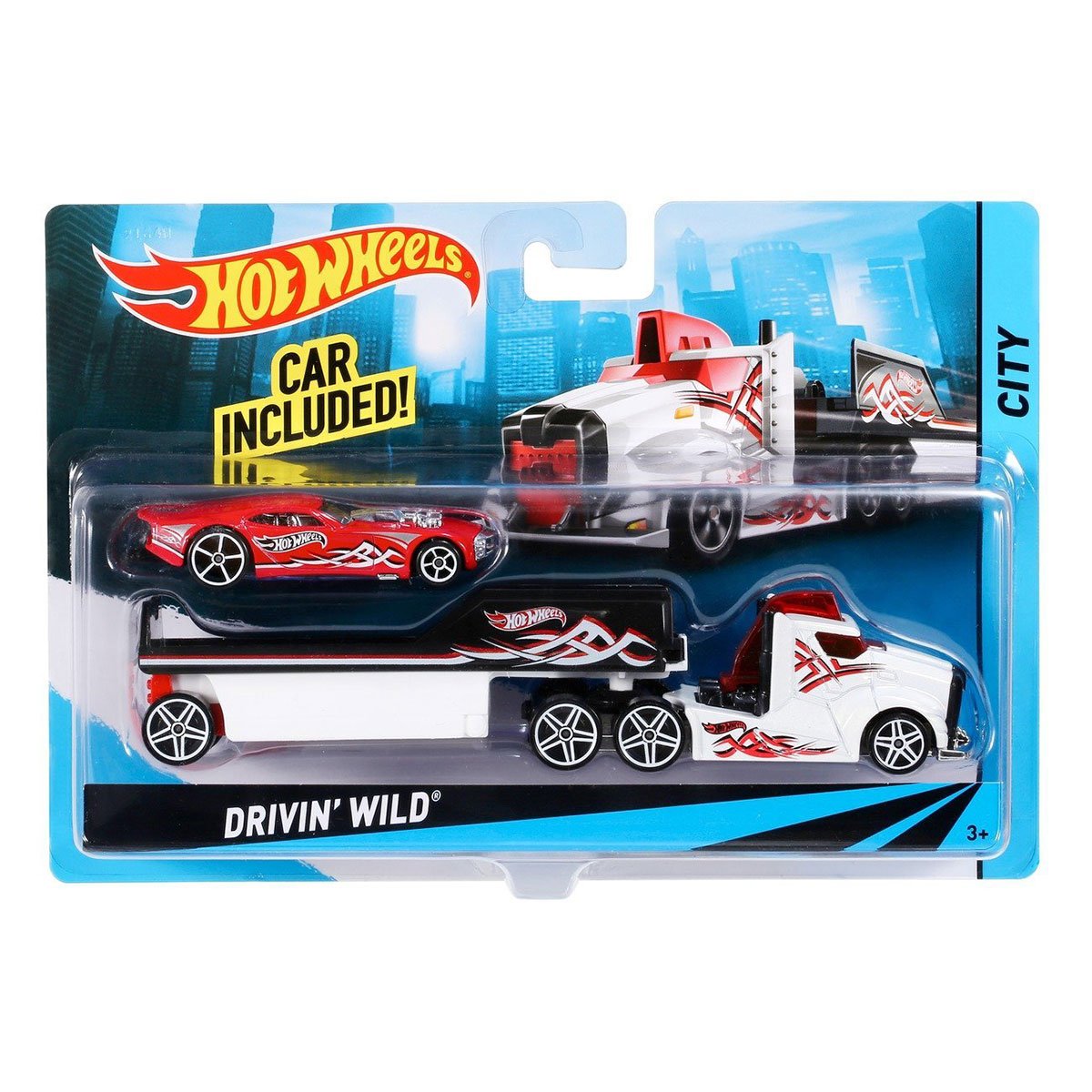 Hot Wheels Wheel Super Rigs Big Rig Heat 1:64 Scale Diecast Vehicle Set