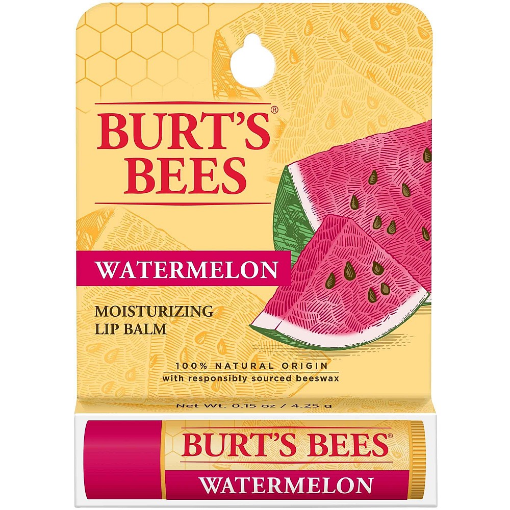 Burt's Bees Watermelon Lip Balm Blister Box