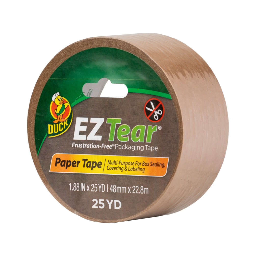 Duck 242828 Brand EZ Tear Tan Paper Tape 1.88 In. X 25 Yd