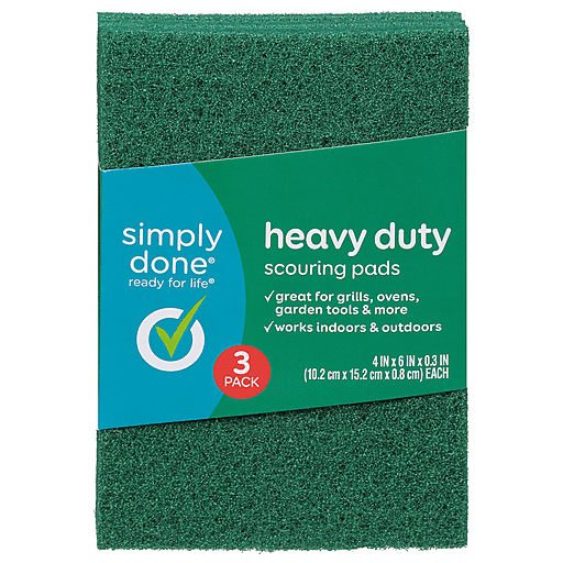Simply Done Heavy Duty Scouring Pads 3 Pads