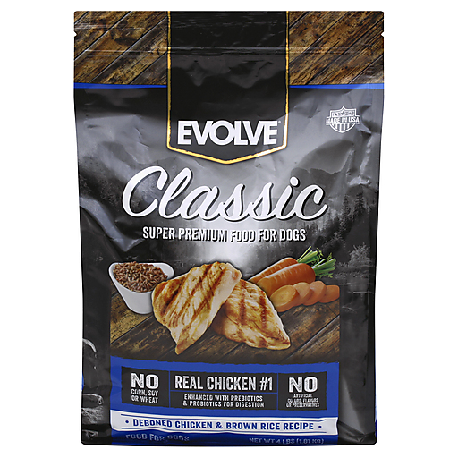 Evolve Food For Dogs, Deboned Chicken & Brown Rice Recipe 4 Lb