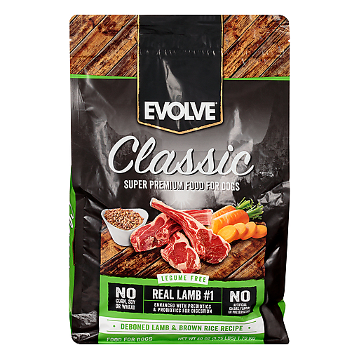 Evolve Dog Food, Lamb & Rice Formula
