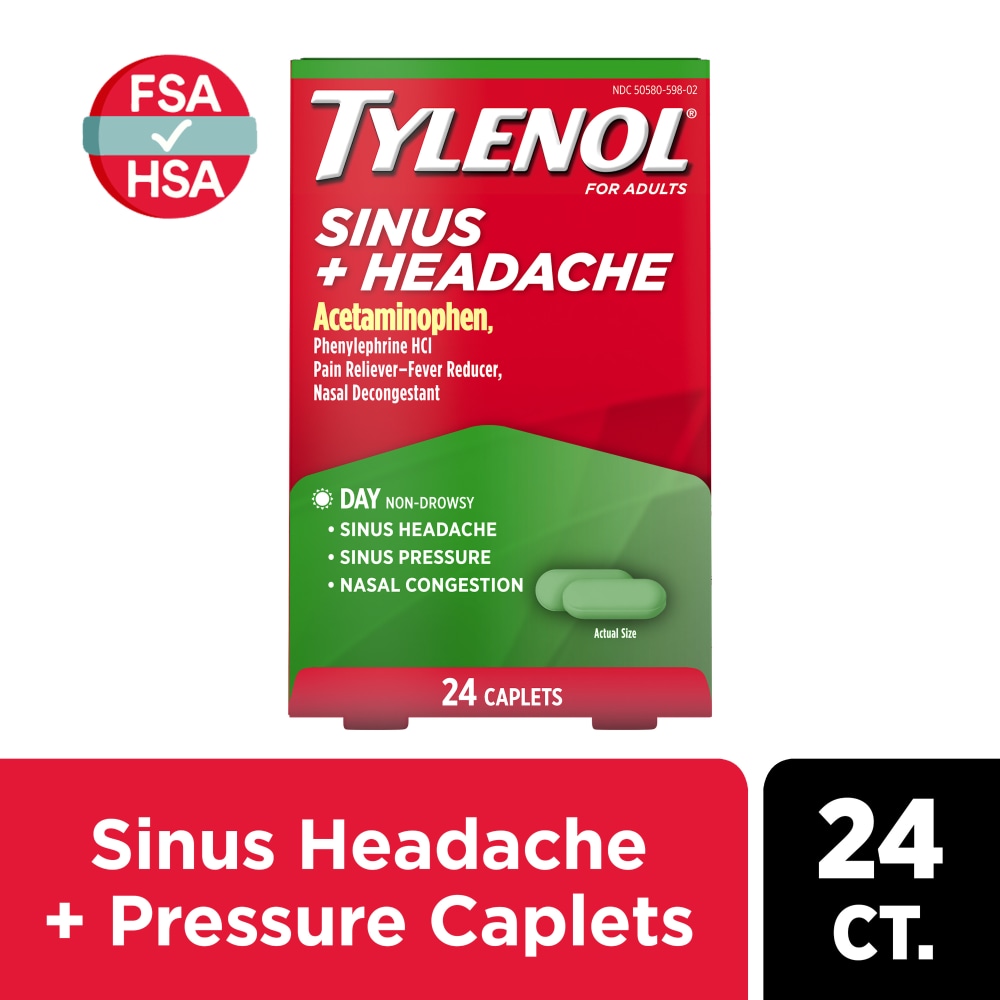 Tylenol Sinus + Headache Non-Drowsy Daytime Caplets