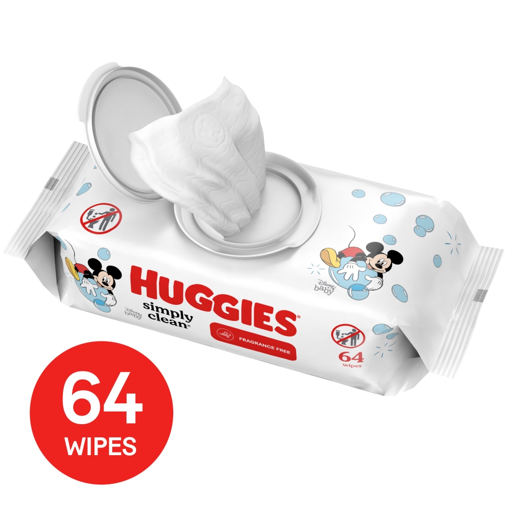 Huggies Simply Clean Wipes, Disney Baby, Fragrance Free