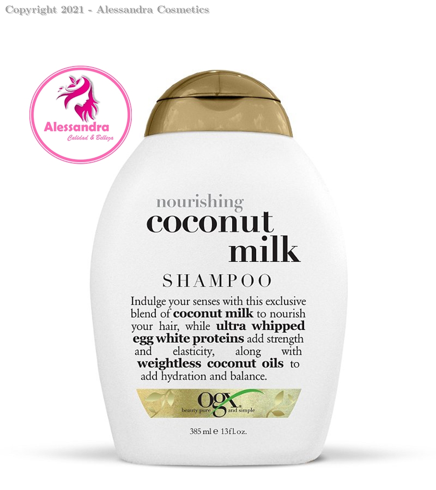 OGX Nourishing + Coconut Milk Moisturizing Hair Shampoo - 13 Fl Oz