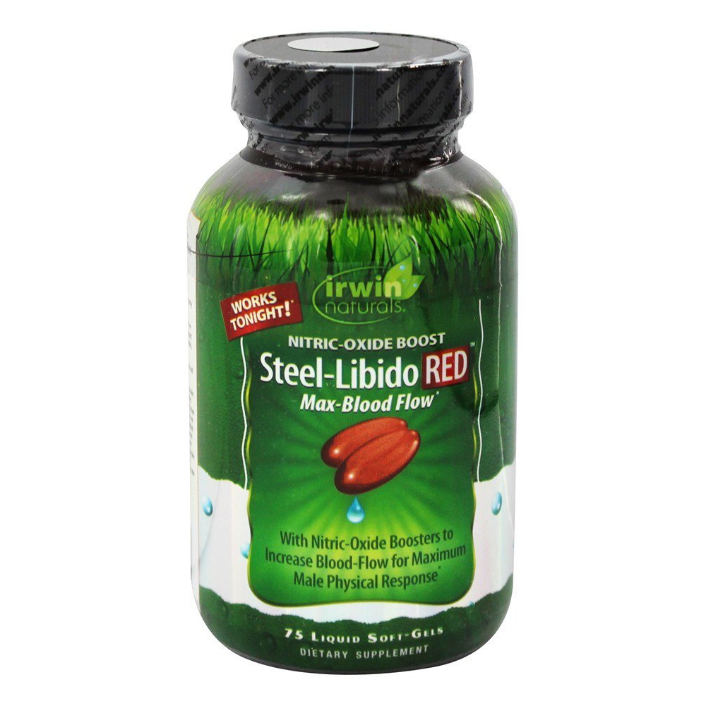 Irwin Naturals Steel Libido Red Magnum Blood Flow Liquid Soft Gels