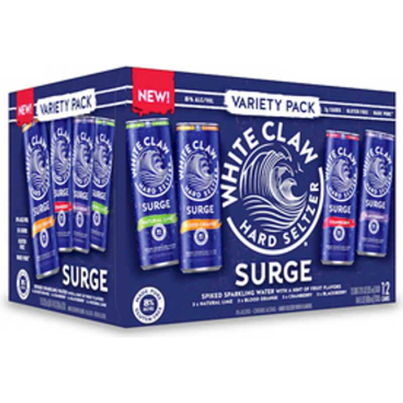 White Claw Surge Variety Pack 12oz 12pk Cans