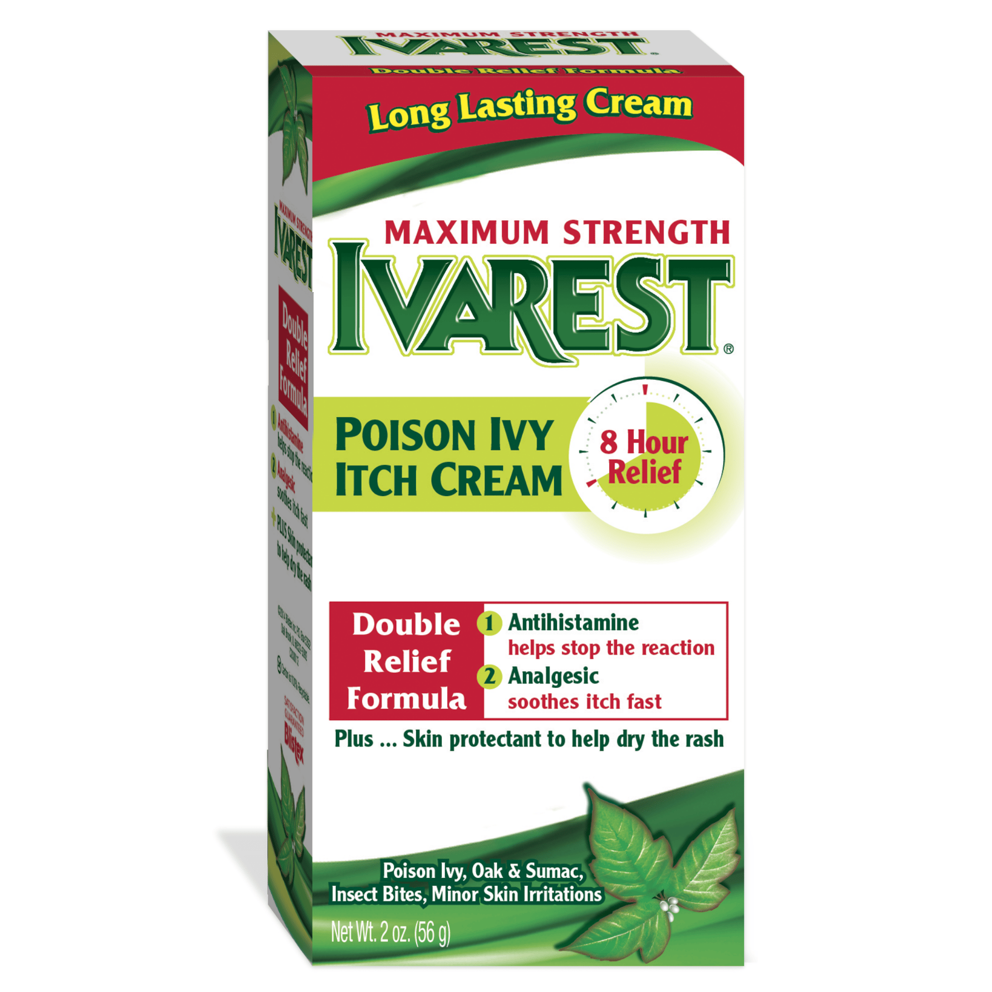 Ivarest Poison Ivy Itch Relief Cream Maximum Strength 2 Oz
