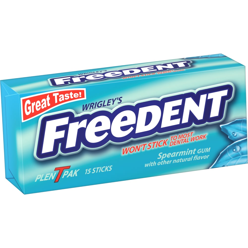 Freedent Spearmint, Plen T Pak Spearmint Gum - 15