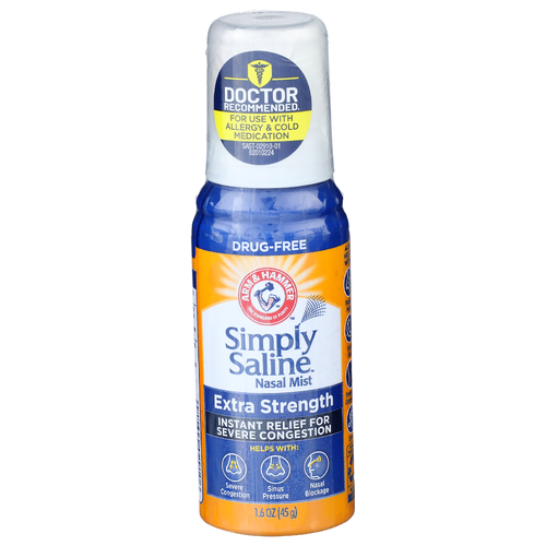 Arm & Hammer Simply Saline Nasal Mist Allergy Sinus Relief