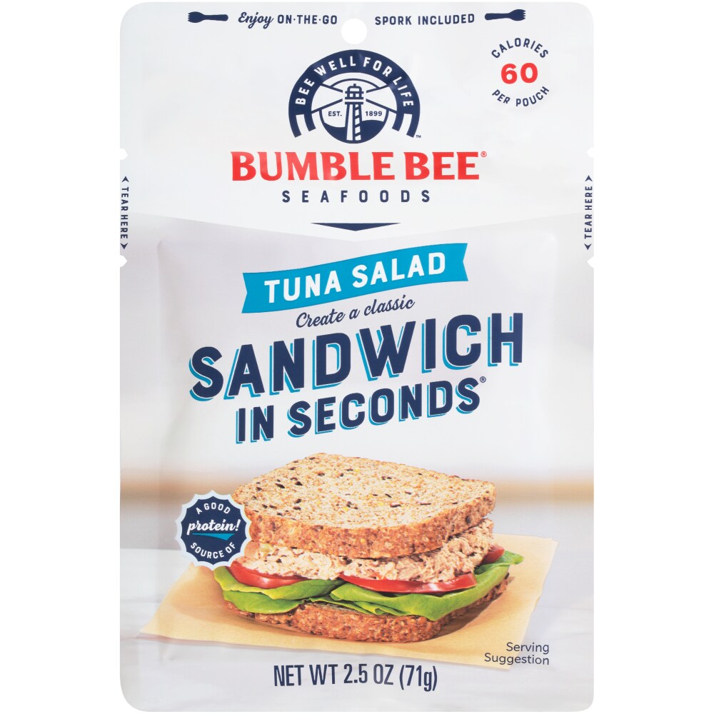 Bumble Bee Sandwich In Seconds Tuna Salad 12-2.5 Oz. Pouches