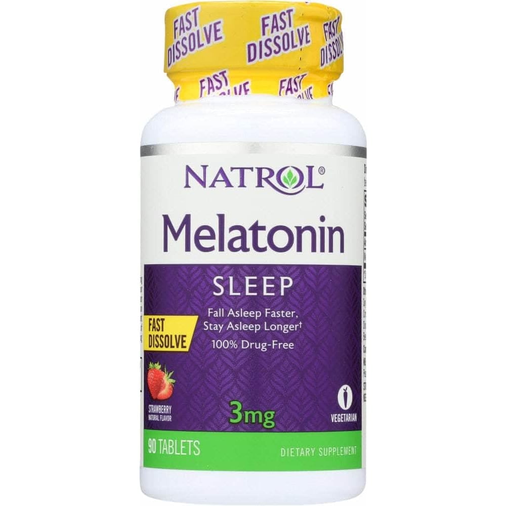 Natrol Melatonin 5 Mg Fast Dissolve Strawberry Flavor