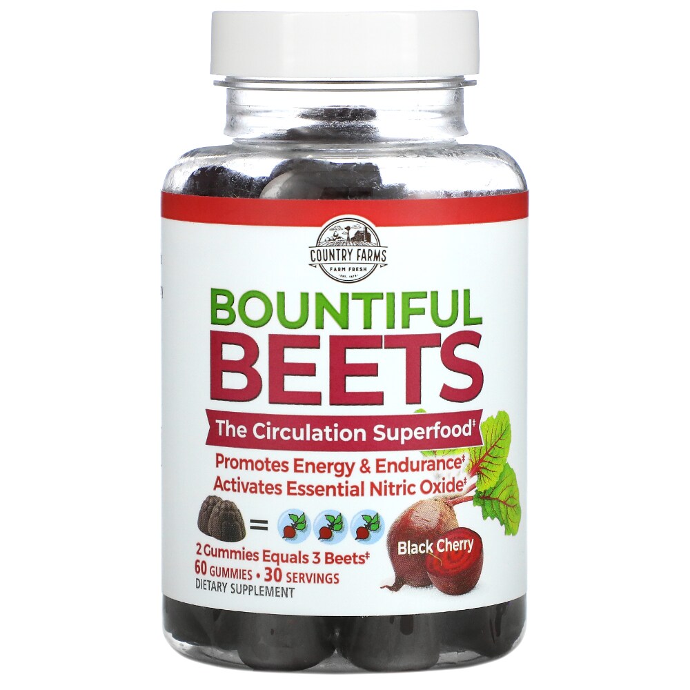 Country Farms Bountiful Beets Gummies Black Cherry