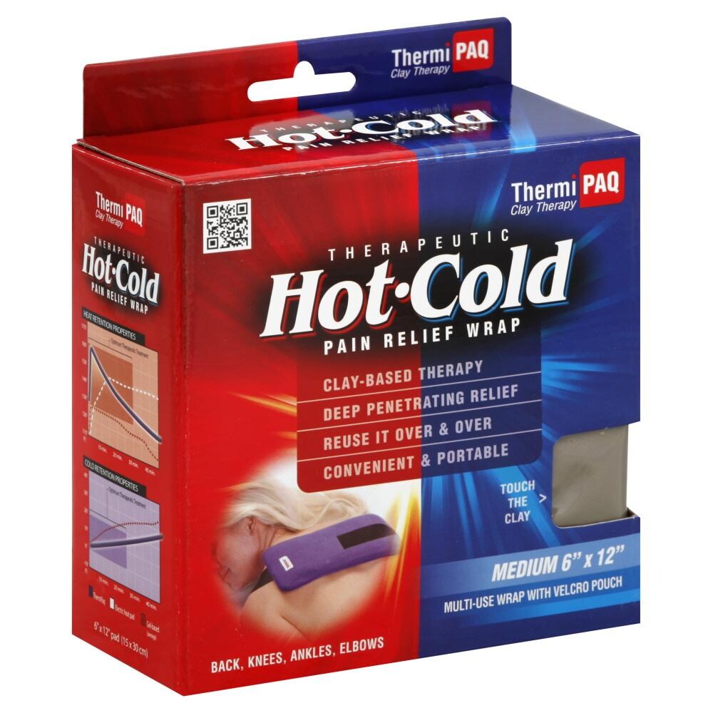 ThermiPaq Therapeutic Hot/Cold Pain Relief Wrap Medium 6x12