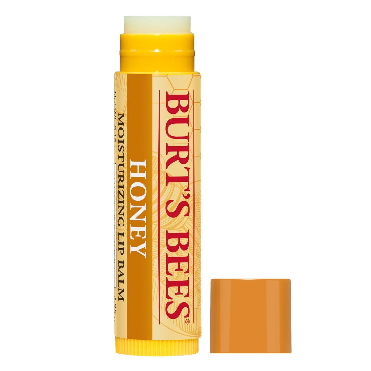 Burt's Bees 100% Natural Moisturizing Lip Balm, Honey, 1 Tube