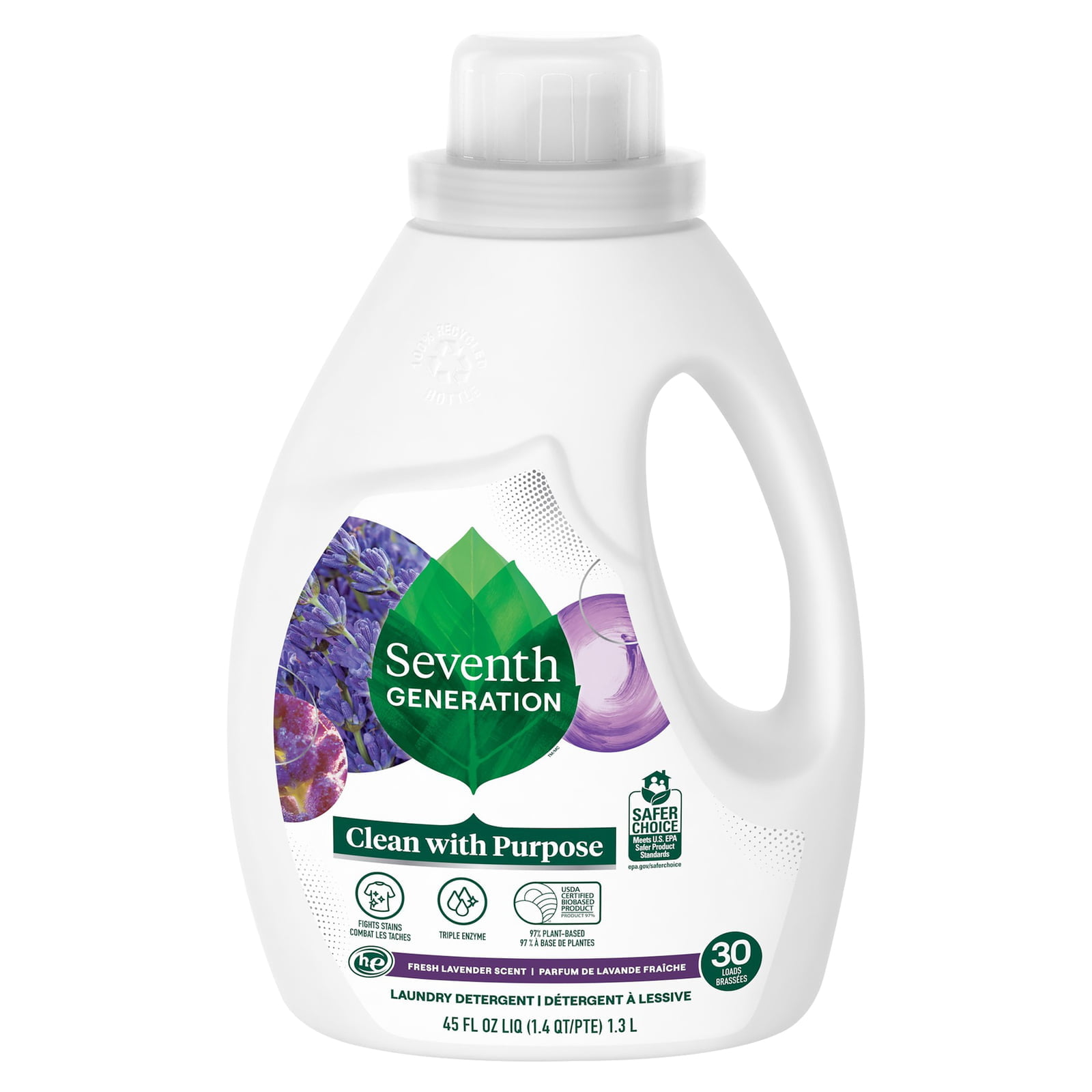Seventh Generation Fresh Lavender Scent Liquid Laundry Detergent