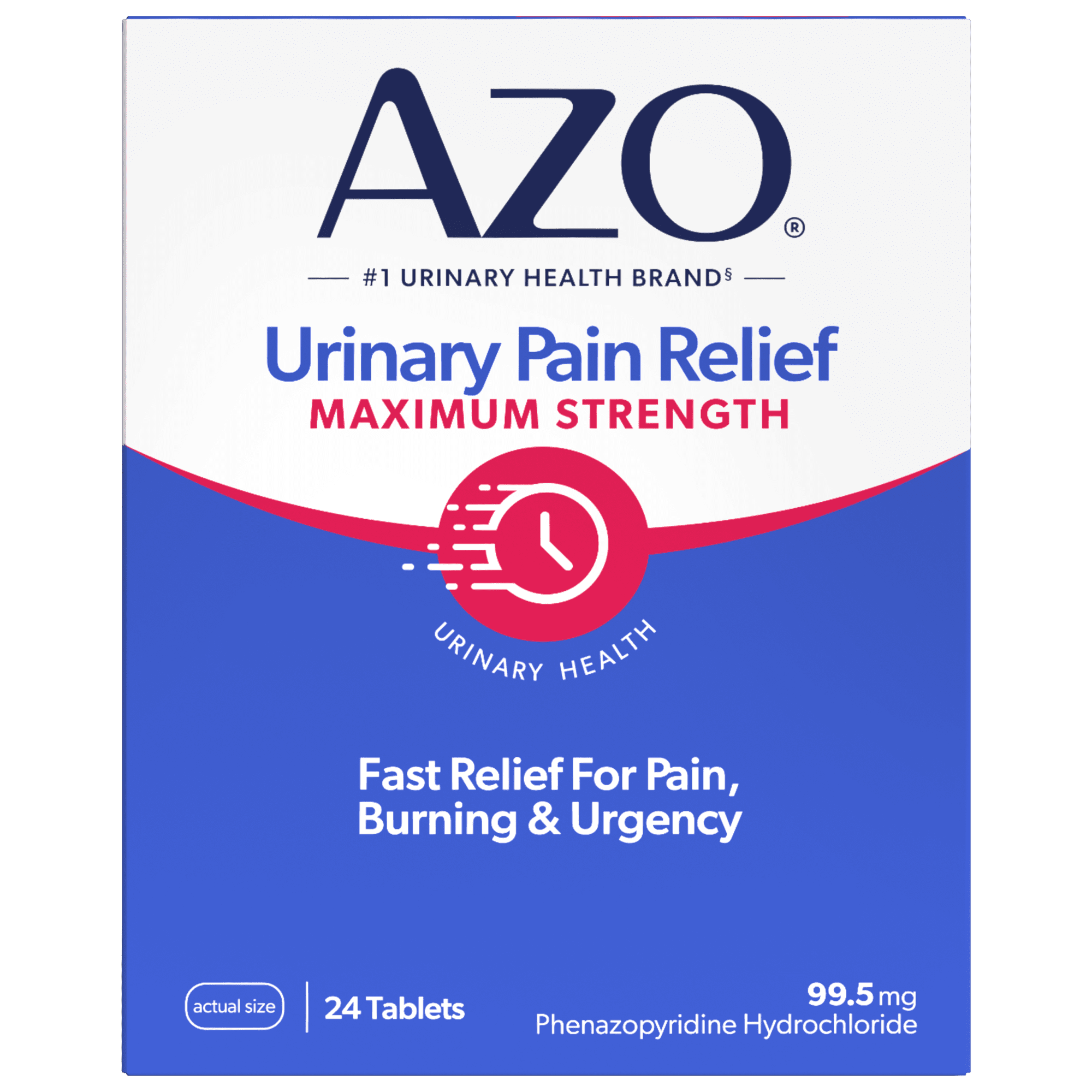 AZO Standard Maximum Strength Urinary Pain Relief Tablets