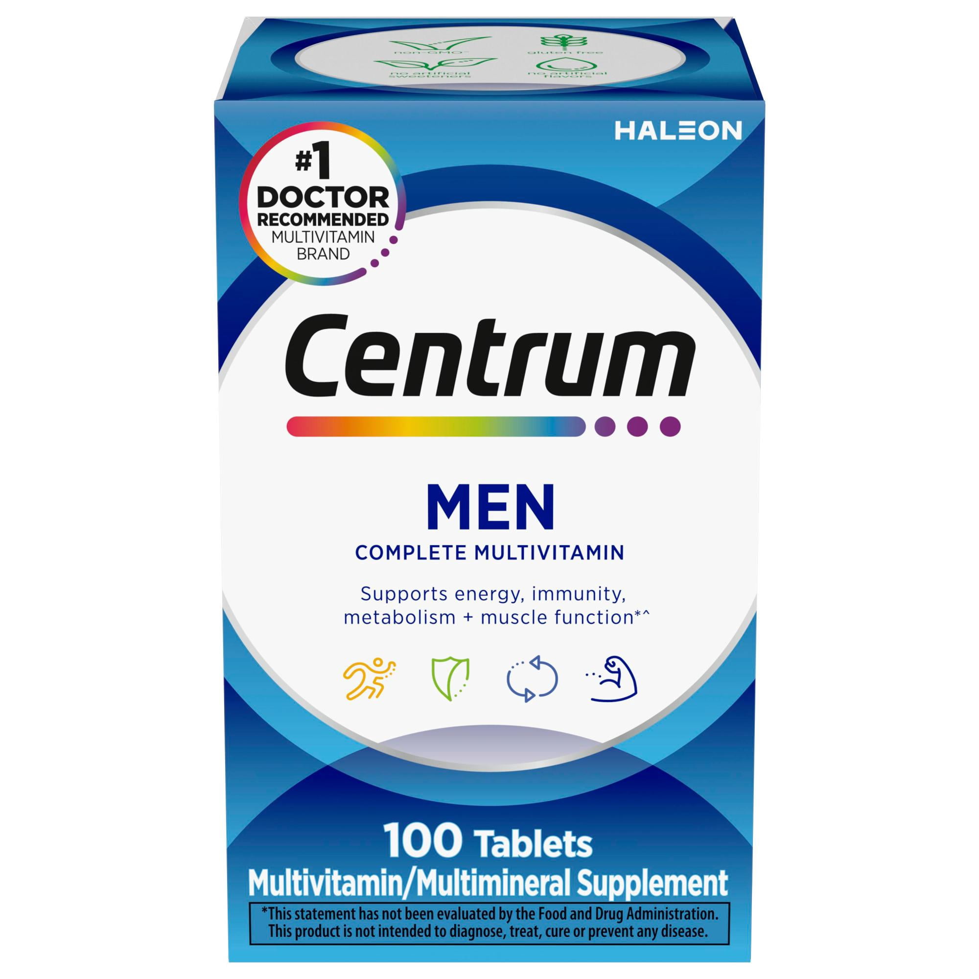 Centrum Men Multivitamin Tablets, 120 ct