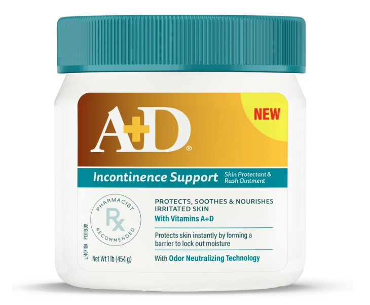 A+D Incontinence Support Skin Protectant & Rash Ointment, 16 oz