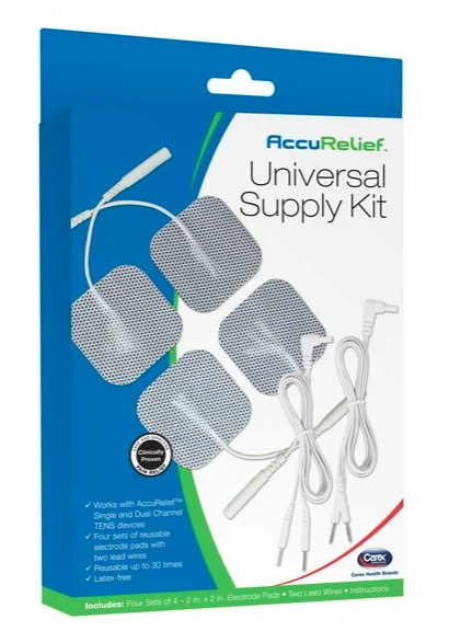 AccuRelief Universal Supply Kit for TENS Unit, 1 ct