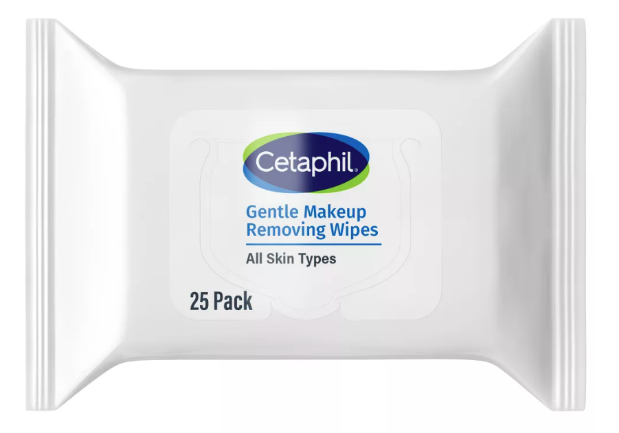 Cetaphil Makeup Removing Face Wipes Gentle Skin Cleanser, 25 ct